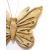 Motyl z drewna tekowego Dekoracja wisząca 60x45cm